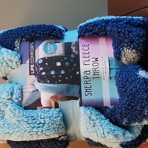 Sherpa Fleece Throw.